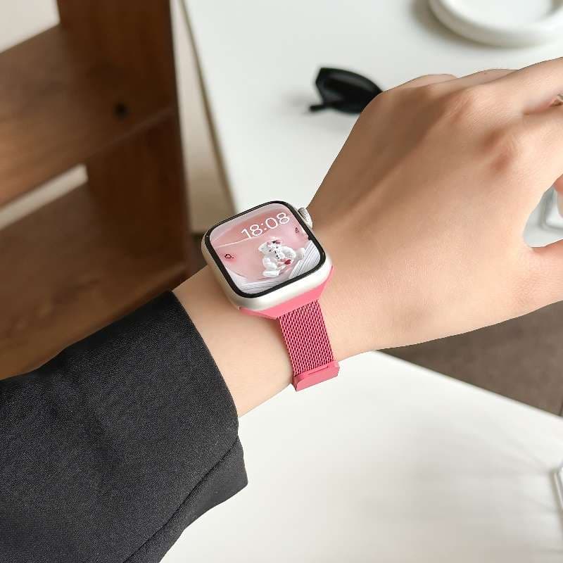 アップルウォッチバンド メッシュステンレス製