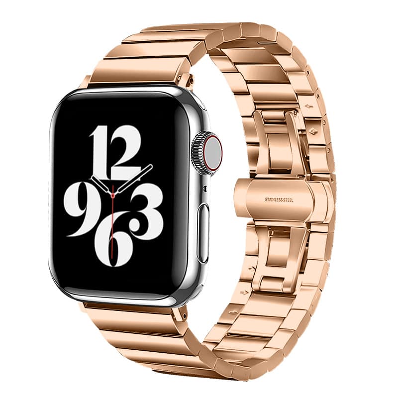アップルウォッチバンド ステンレス 高級感溢れるステンレス製金属バンド