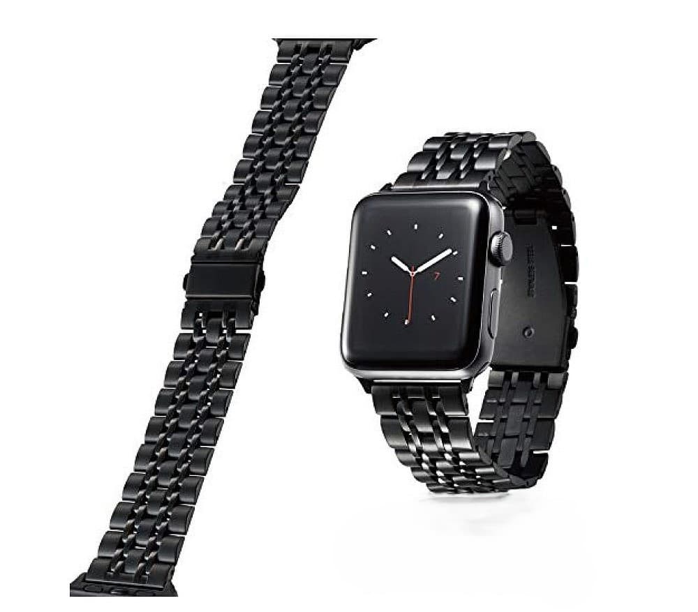 アップルウォッチバンド 高級感漂う伝統的なビジネスベルト