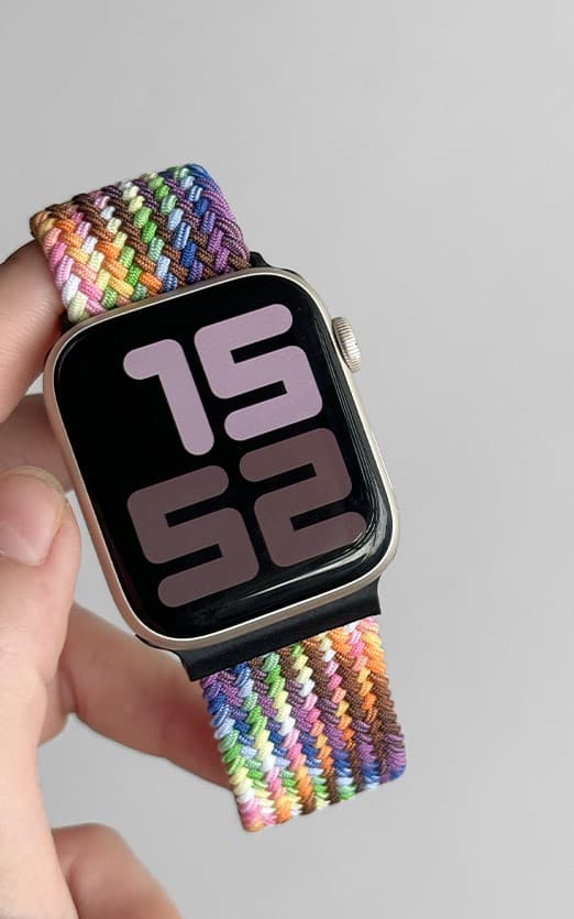 アップルウォッチバンド 伸縮編みこみウォッチバンド