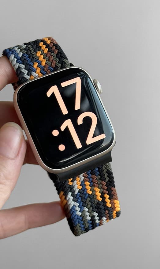 アップルウォッチバンド 伸縮編みこみウォッチバンド