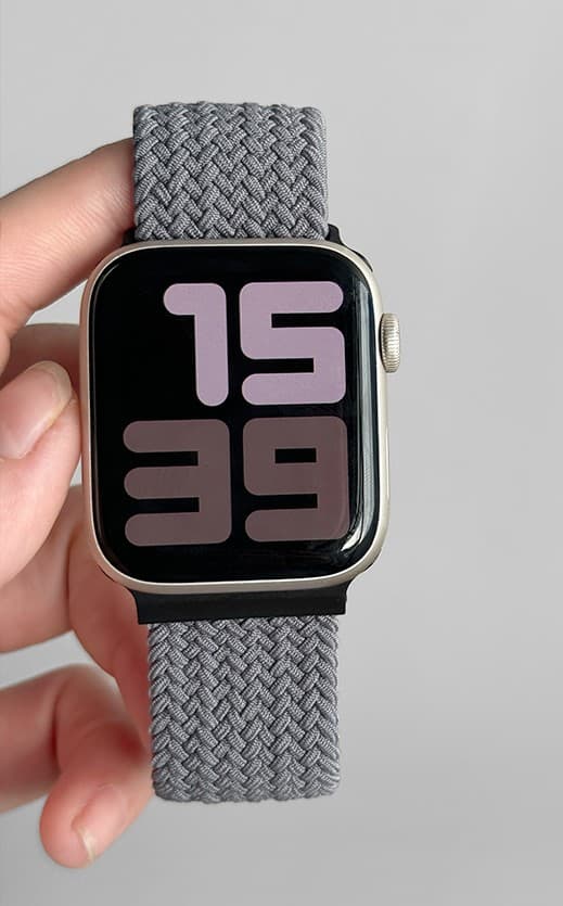 アップルウォッチバンド 伸縮編みこみウォッチバンド
