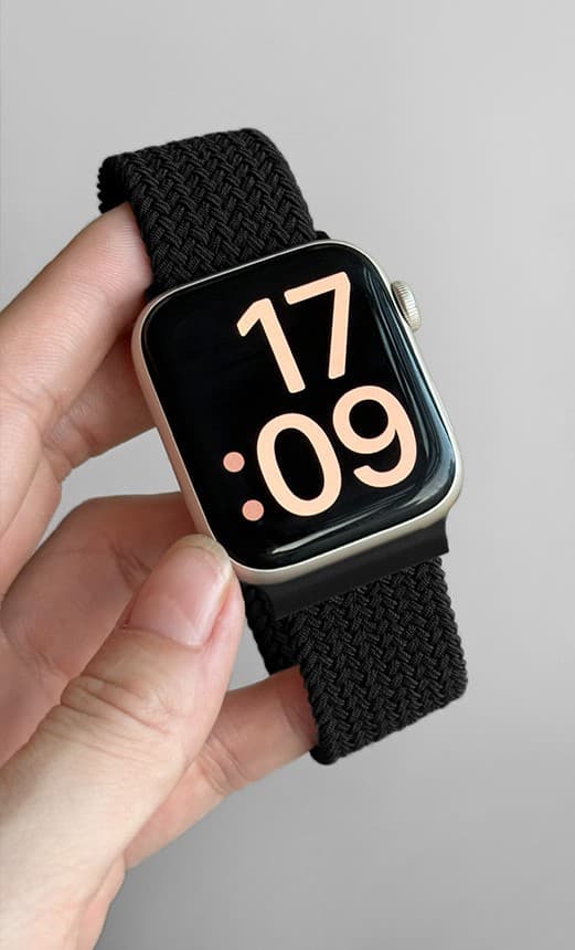 アップルウォッチバンド 伸縮編みこみウォッチバンド