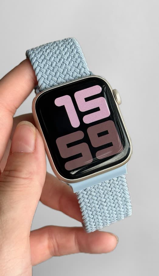 アップルウォッチバンド 伸縮編みこみウォッチバンド
