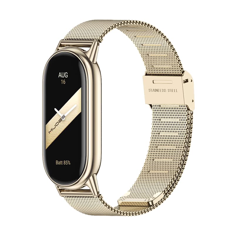 アップルウォッチバンド 高級メッシュ編みステンレスバンド
