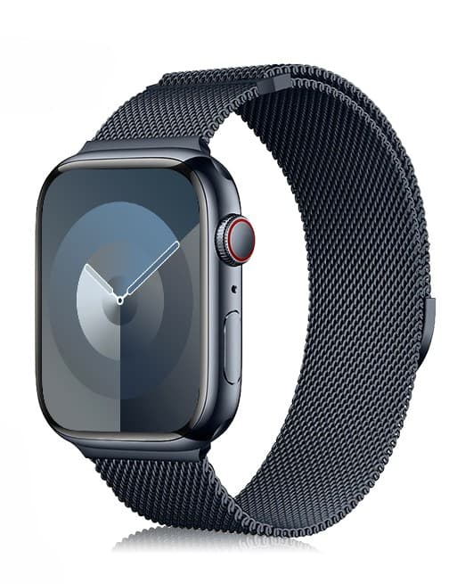 アップルウォッチバンド メッシュ編みステンレスバンド