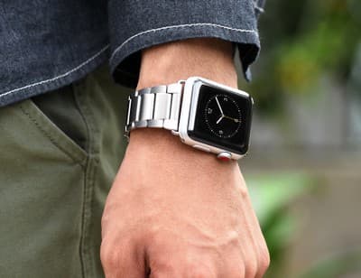 アップルウォッチバンド ステンレス 高級感漂う金属製ベルト