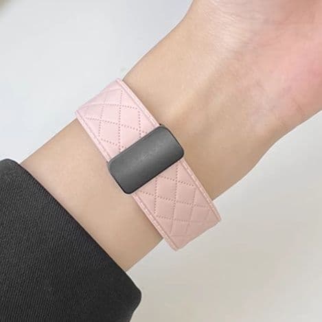アップルウォッチバンド アップルウォッチバンド 菱形キルティングレザーバンド