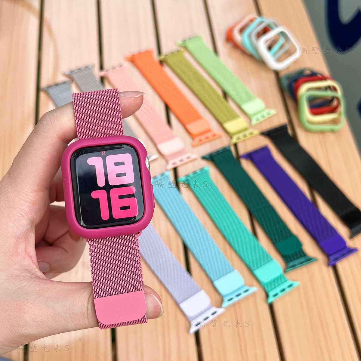 アップルウォッチバンド メッシュバンド 交換用スマートウォッチベルト