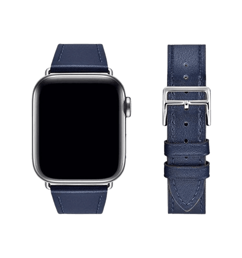 アップルウォッチバンド FXi 高級ネイビーレザー