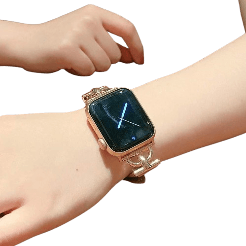 アップルウォッチバンド エレガントレザーリンク