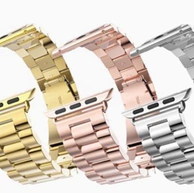 アップルウォッチバンド ステンレス 高級感溢れる金属製　時計用　替えベルト