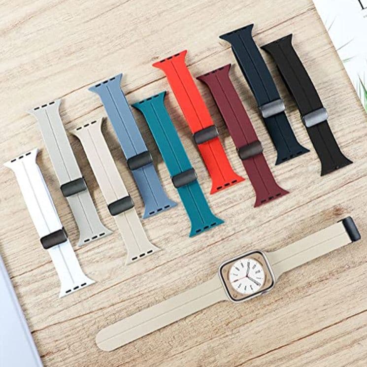 アップルウォッチバンドスポーツ シリコン製スポーツループバンド