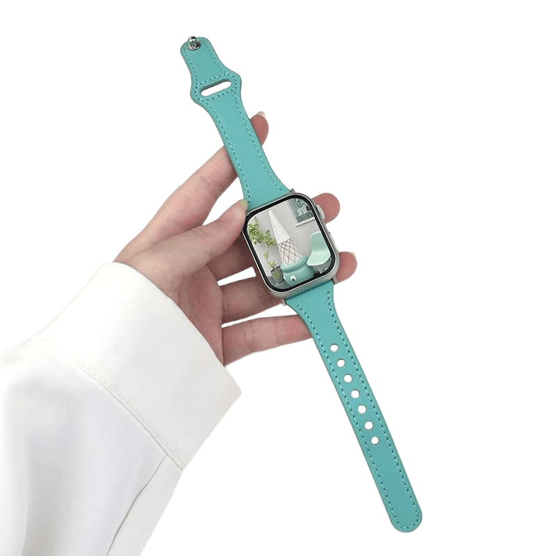 アップルウォッチバンド ミントグリーン レザー
