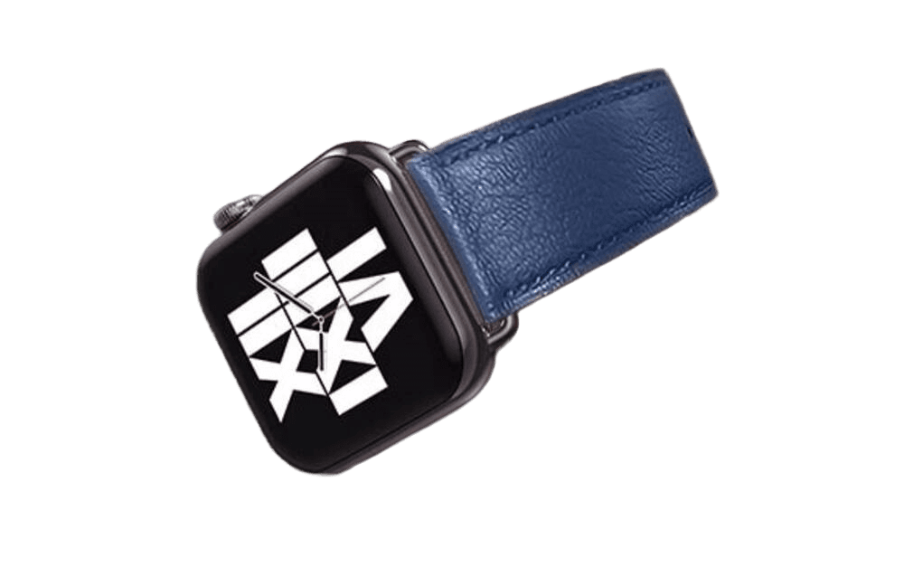 アップルウォッチバンド 上質本革シンプルステッチ一本通しバンド