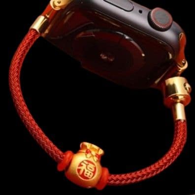 アップルウォッチバンド メタルビーズ ブレスレット風｜おしゃれ デザインモデル