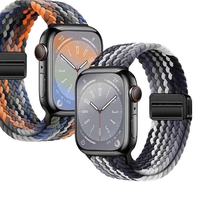 アップルウォッチバンド 磁力編み込みスポーツバンド
