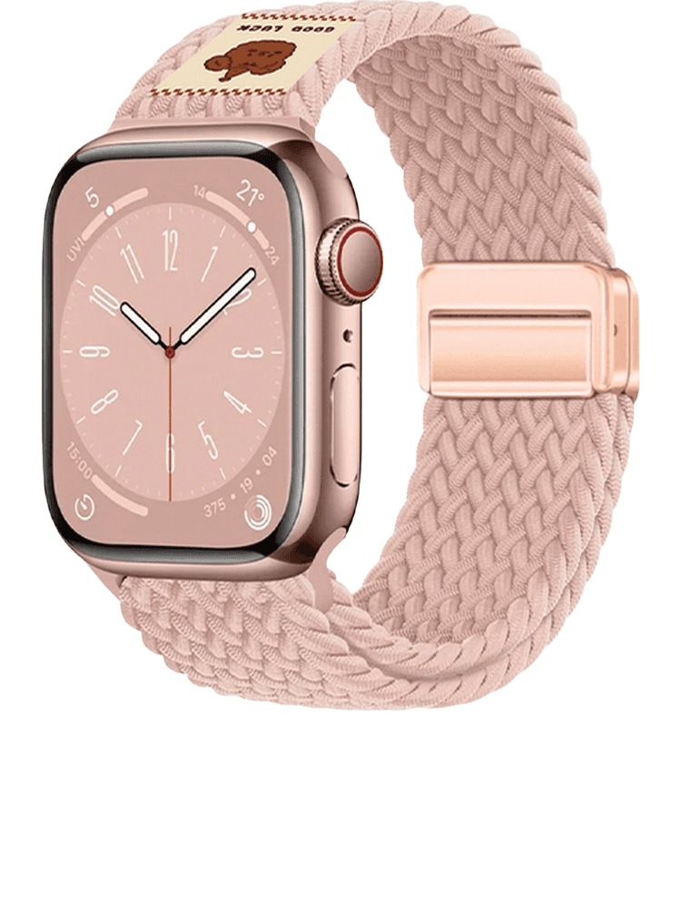 アップルウォッチバンド ニット編み込み風ナイロンバンド