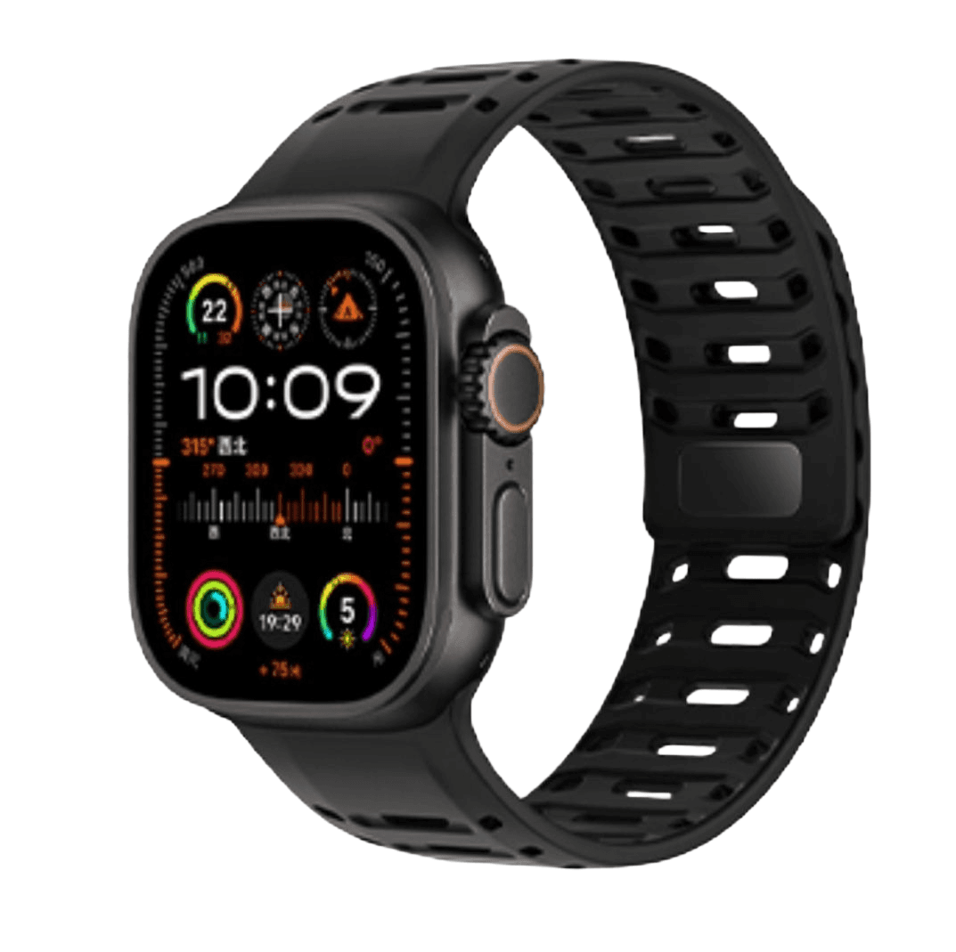 アップルウォッチバンド 通気性抜群Ｔ字扣シリコン磁石バンド