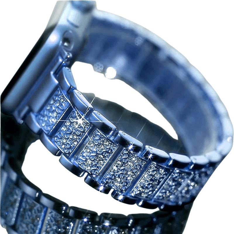 アップルウォッチバンド クリスタルブルーム スマートウォッチバンド