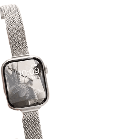 アップルウォッチバンド メッシュ編み高級感ステンレスバンド