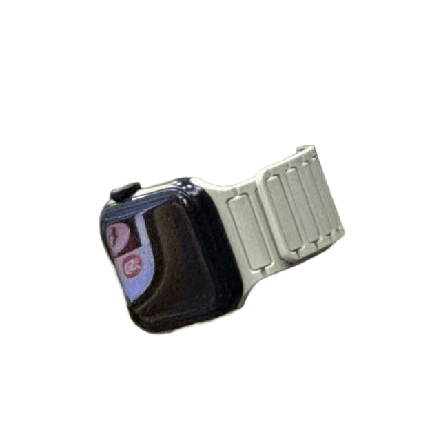 アップルウォッチバンド 長方形パターン金属製