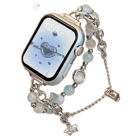 アップルウォッチバンド 宝石チャーム付きアップルウォッチブレスレットバンド