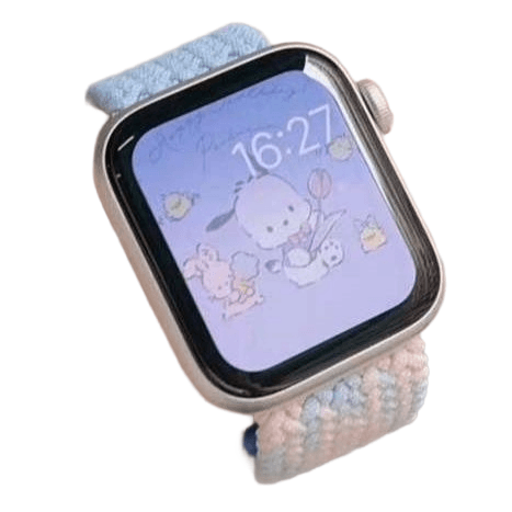 アップルウォッチバンド 編み込みスタイル伸縮性ウォッチバンド