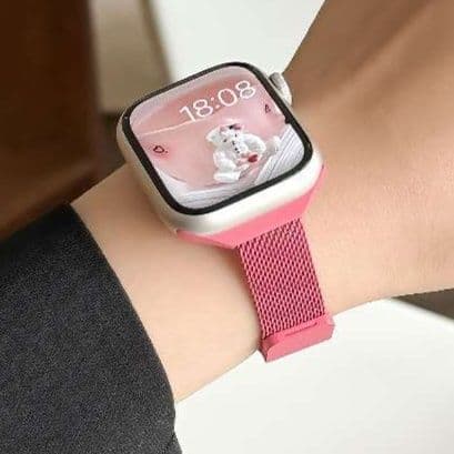 アップルウォッチバンド メッシュステンレス製スマートウォッチバンド