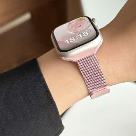 アップルウォッチバンド メッシュステンレス製スマートウォッチバンド
