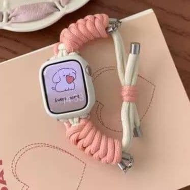 アップルウォッチバンド 食べ物モチーフの伸縮式スマートウォッチバンド