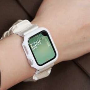アップルウォッチバンド シルクシュシュスタイルスマートウォッチバンド