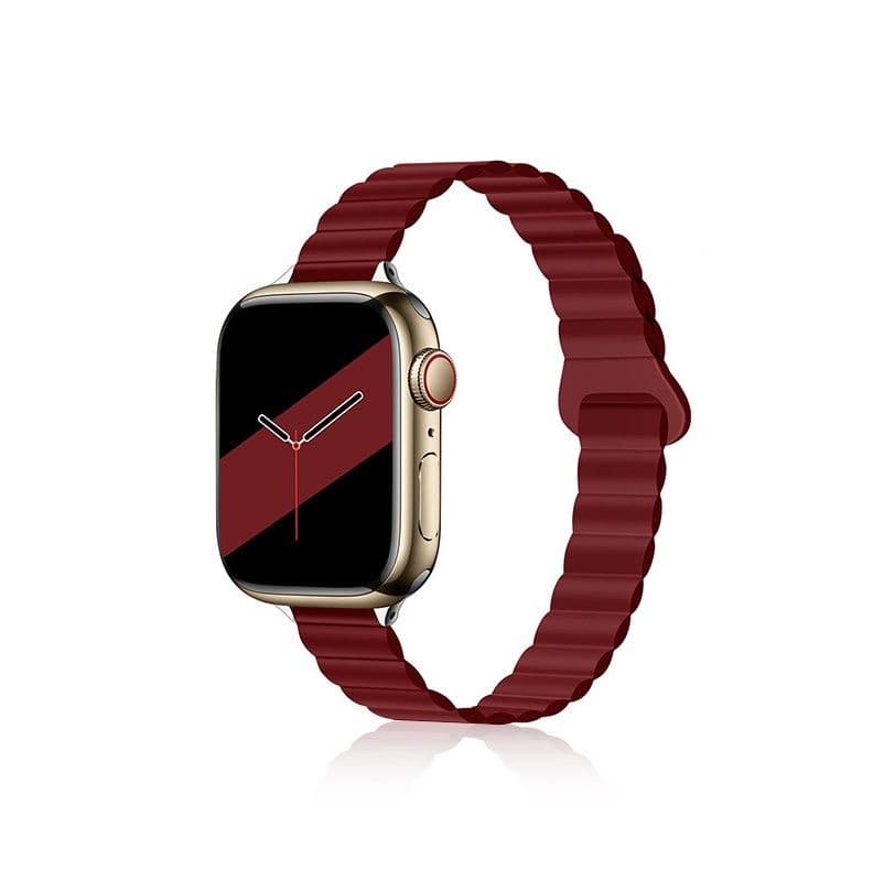 アップルウォッチバンド 磁吸式シリコン スポーツバンド