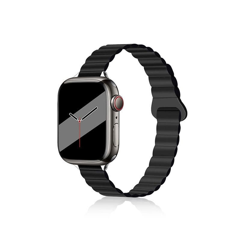 アップルウォッチバンド 磁吸式シリコン スポーツバンド