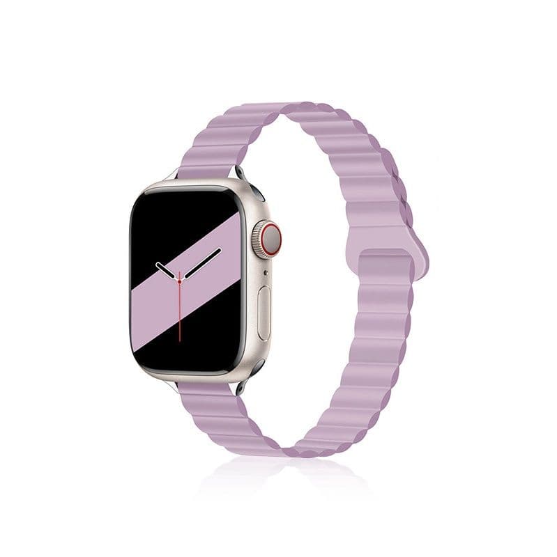 アップルウォッチバンド 磁吸式シリコン スポーツバンド