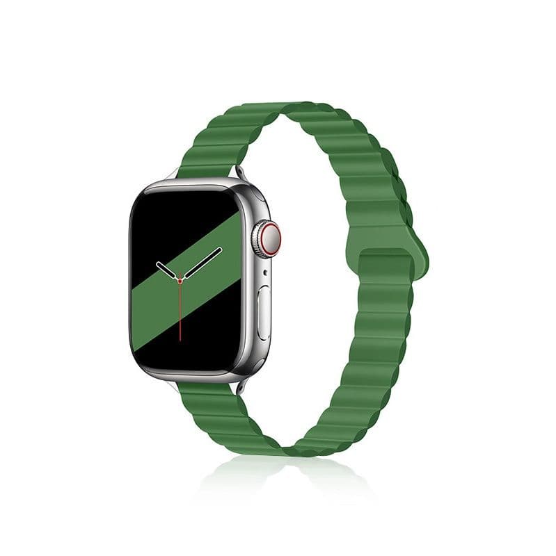 アップルウォッチバンド 磁吸式シリコン スポーツバンド