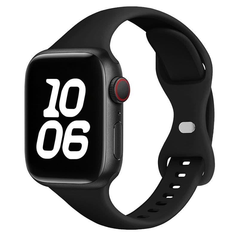 アップルウォッチバンド シリコン スポーツ 細身デザイン