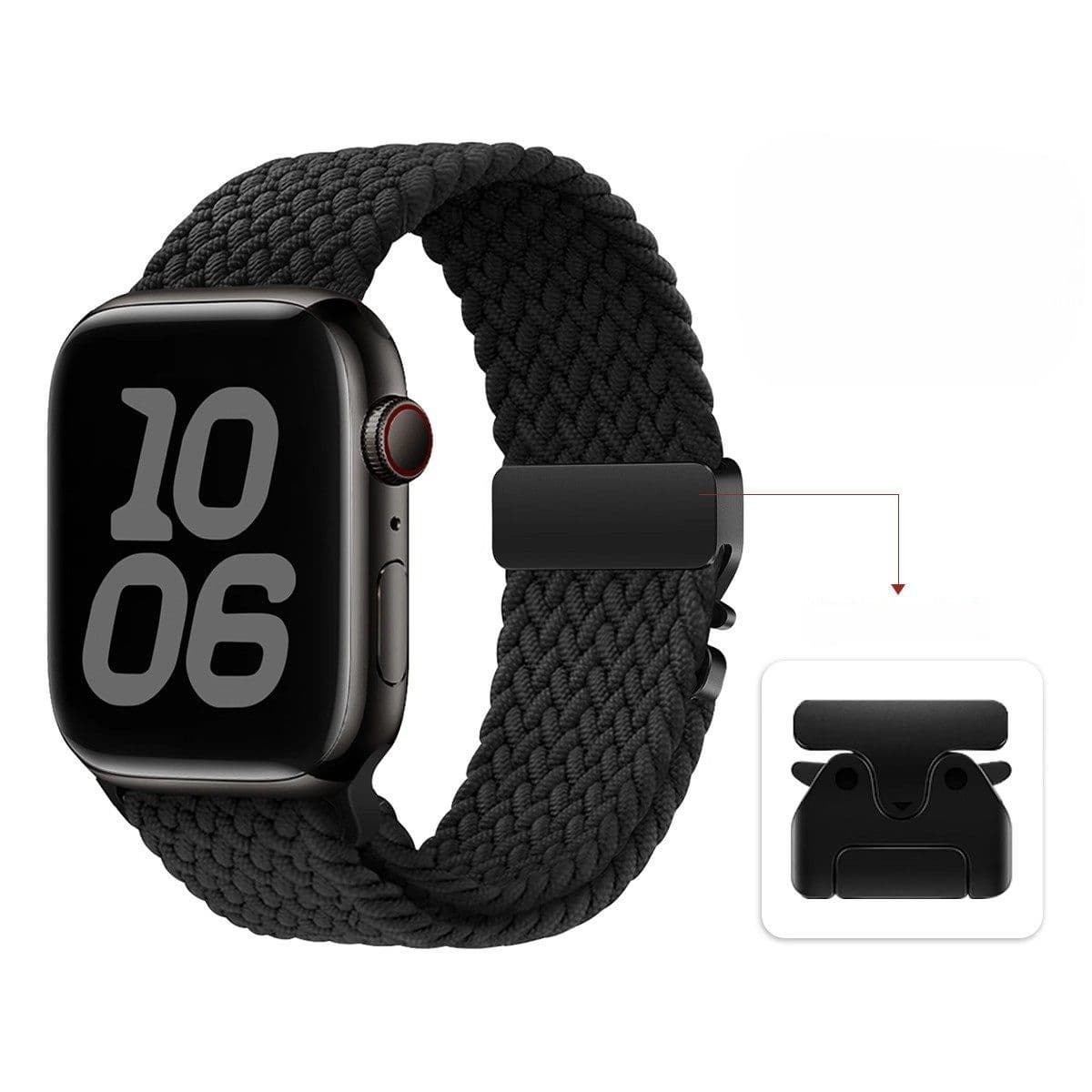 アップルウォッチバンド ナイロン編み 磁気吸着タイプ