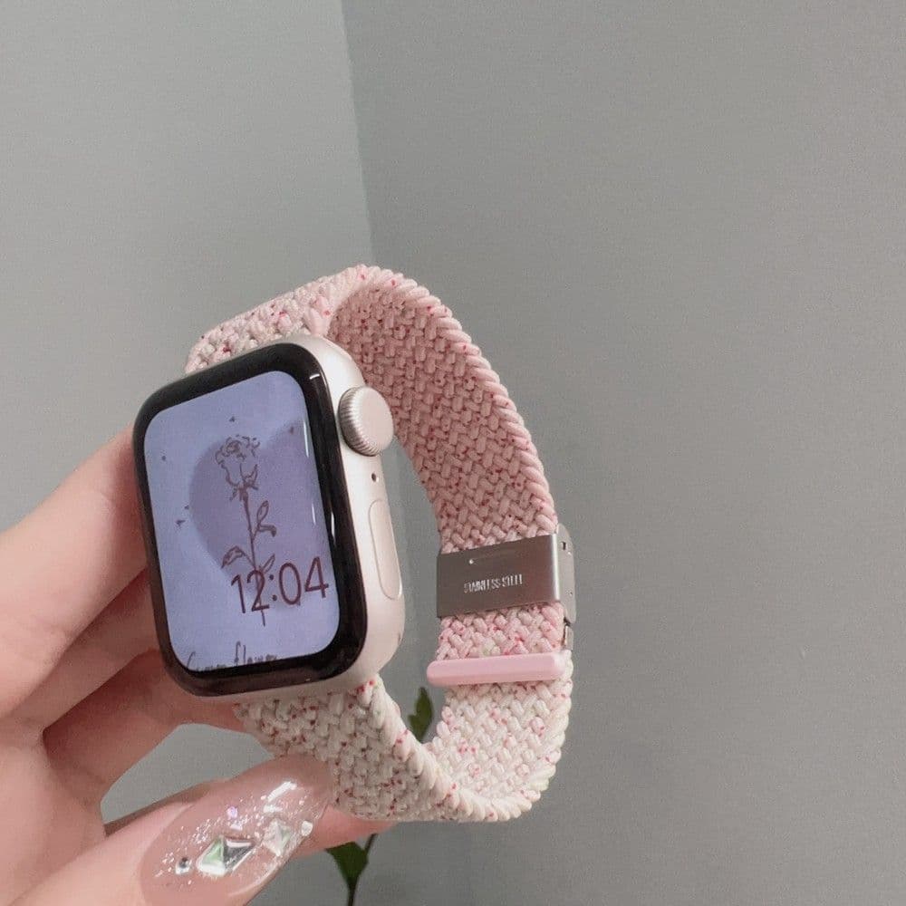 アップルウォッチバンド 編み込みナイロン