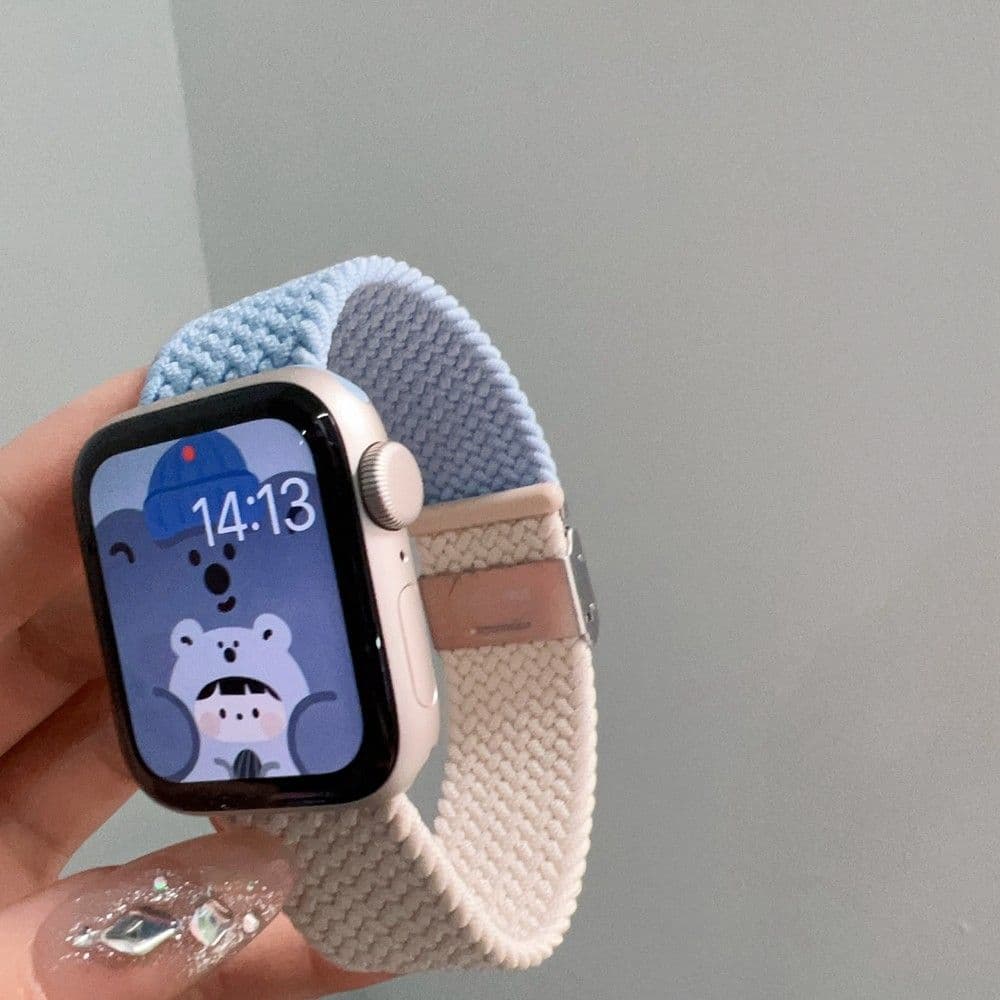 アップルウォッチバンド 編み込みナイロン