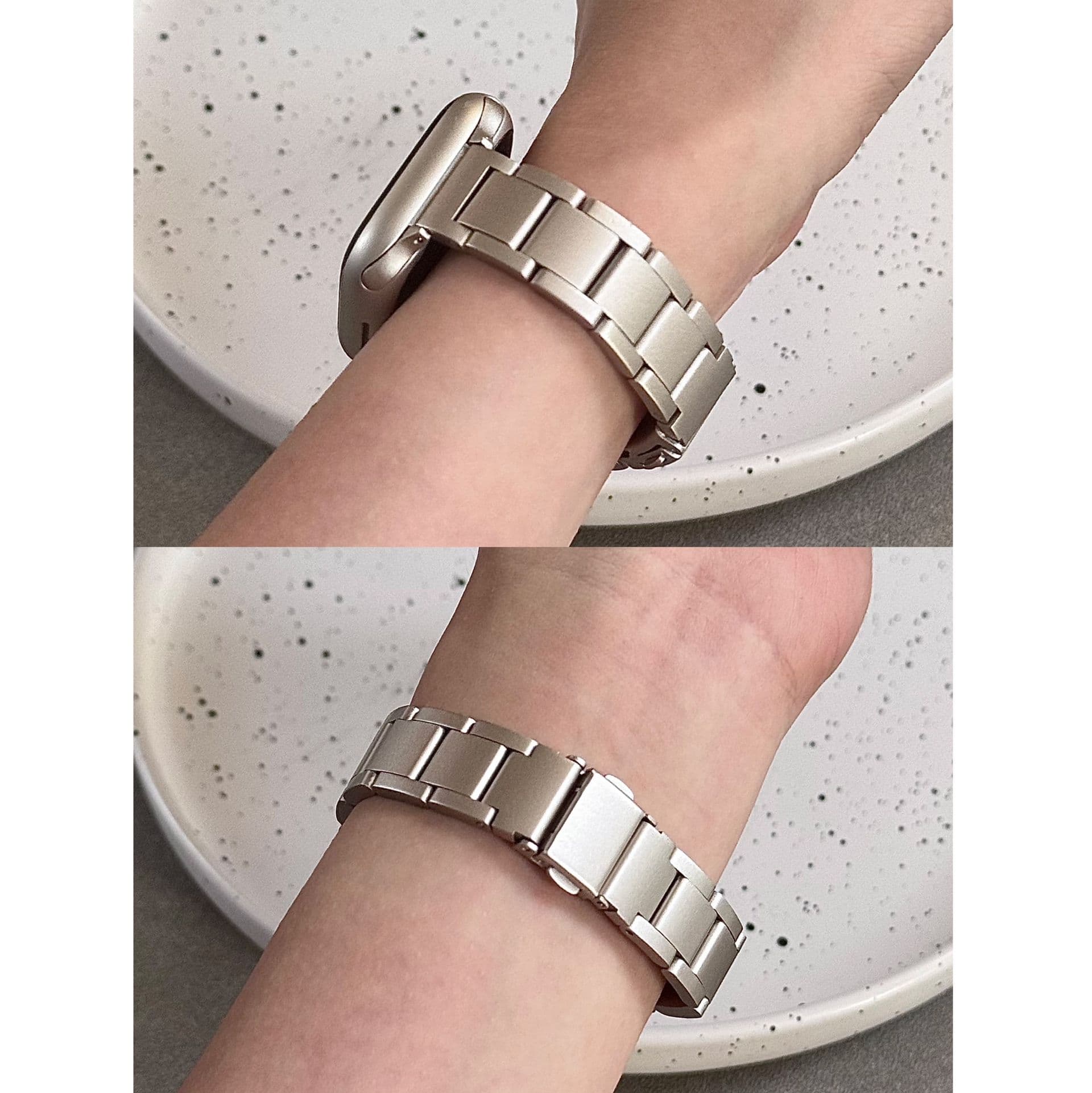 アップルウォッチバンド ステンレス メタル 細身デザイン