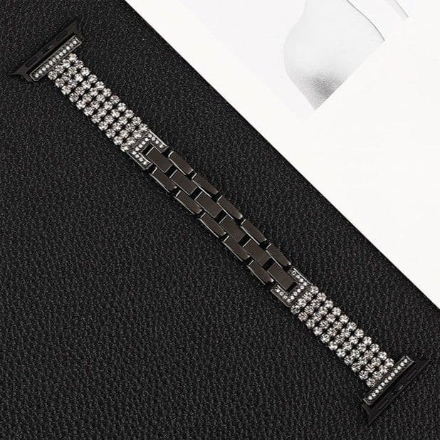 アップルウォッチバンド メタルバンド ラインストーン