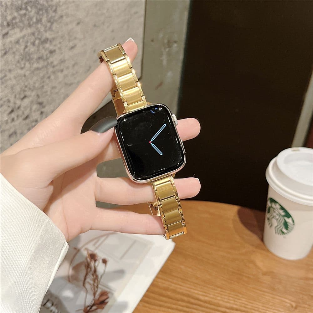 アップルウォッチバンド ステンレス 細身で上品なメタルバンド