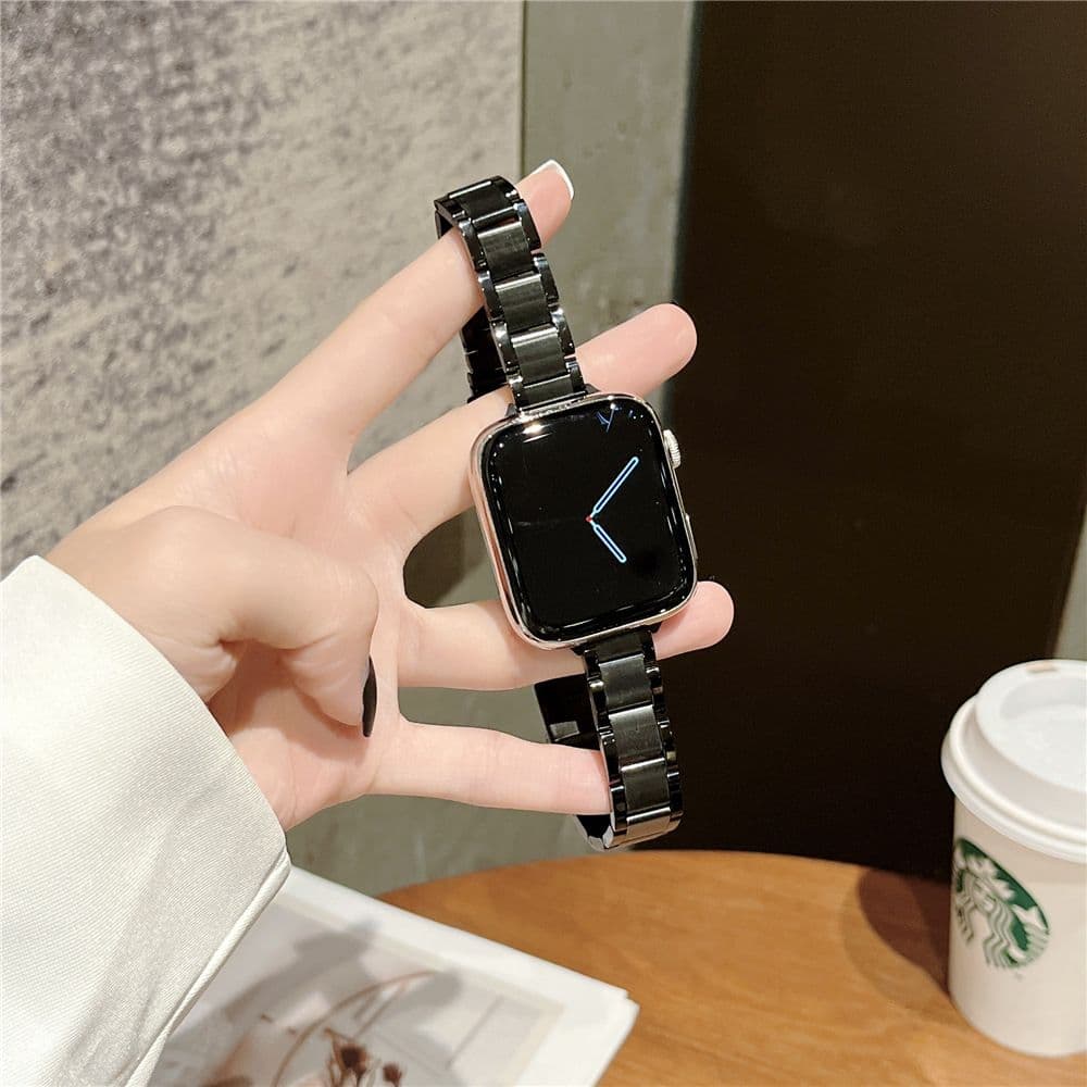 アップルウォッチバンド ステンレス 細身で上品なメタルバンド