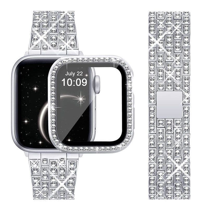 アップルウォッチバンド キラキラ輝くラグジュアリーウォッチバンド