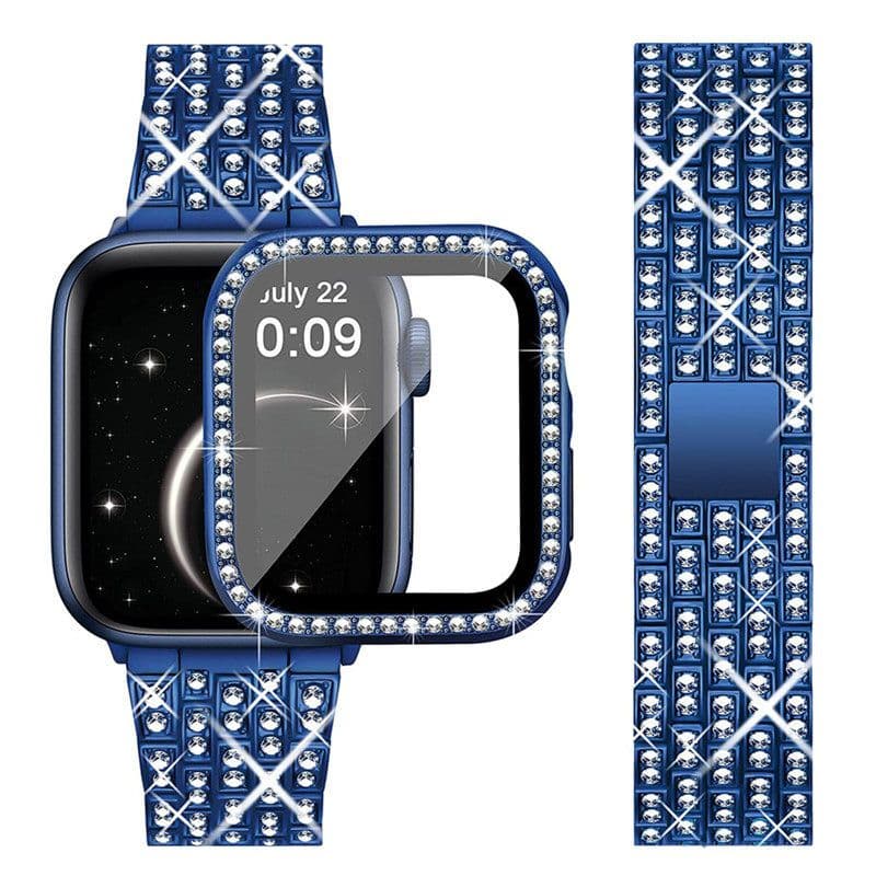 アップルウォッチバンド キラキラ輝くラグジュアリーウォッチバンド