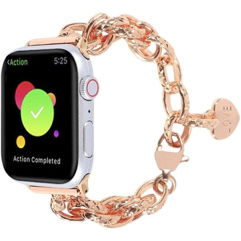 アップルウォッチバンド レスレットチェーンタイプ メタル