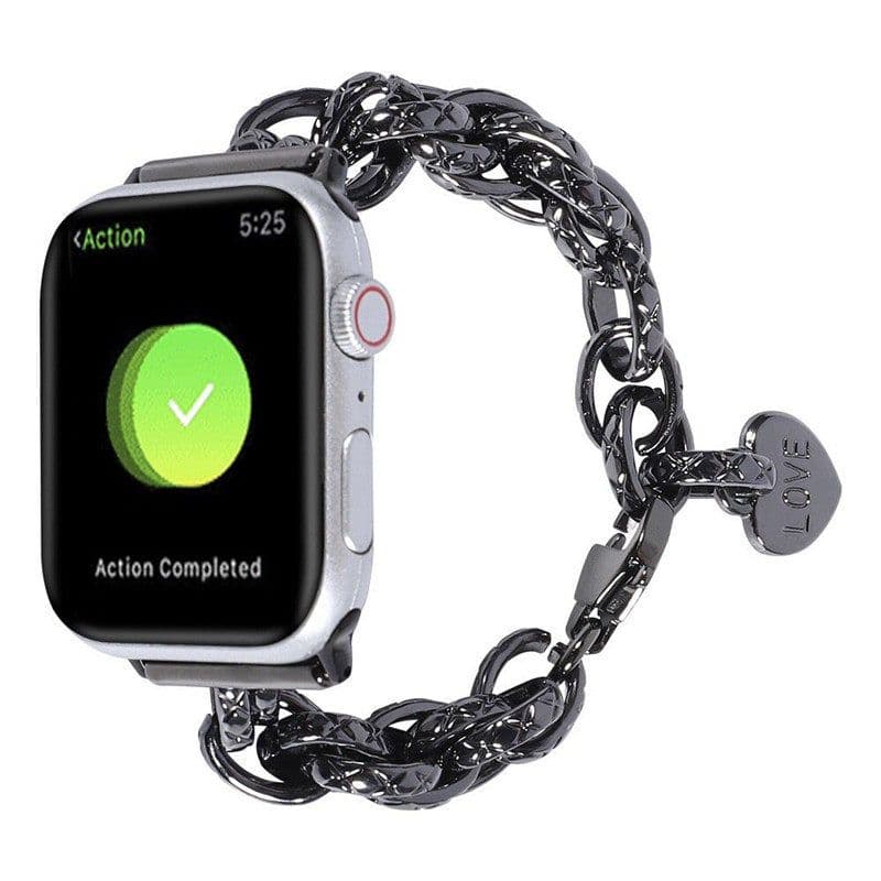 アップルウォッチバンド レスレットチェーンタイプ メタル