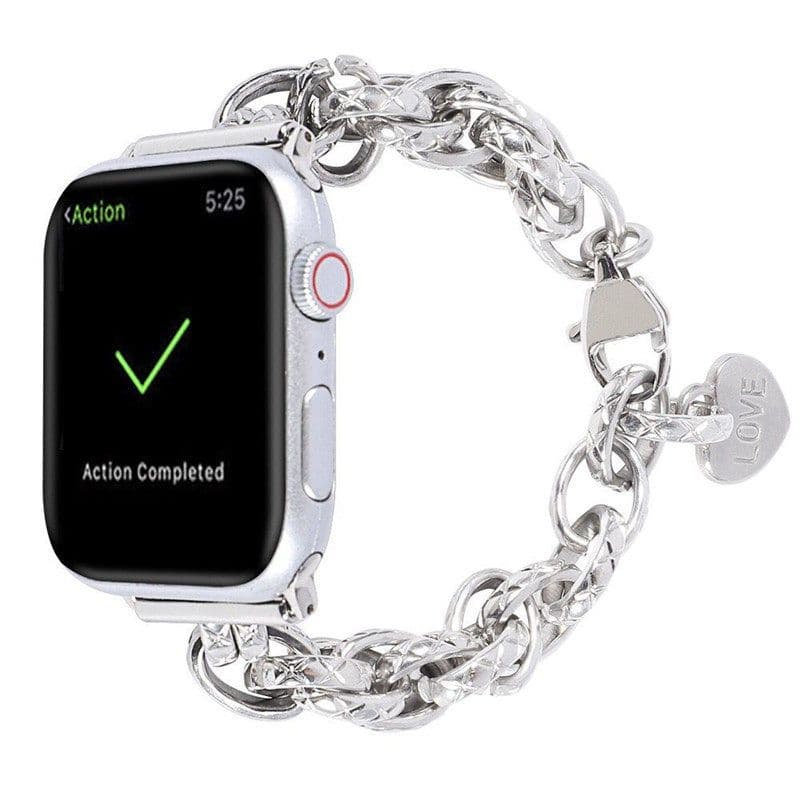 アップルウォッチバンド レスレットチェーンタイプ メタル
