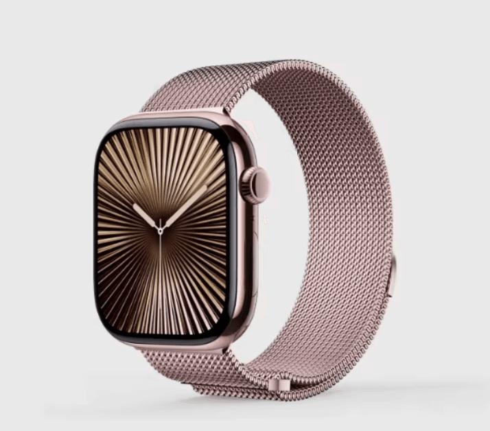 アップルウォッチバンド 純チタン製メッシュバンド